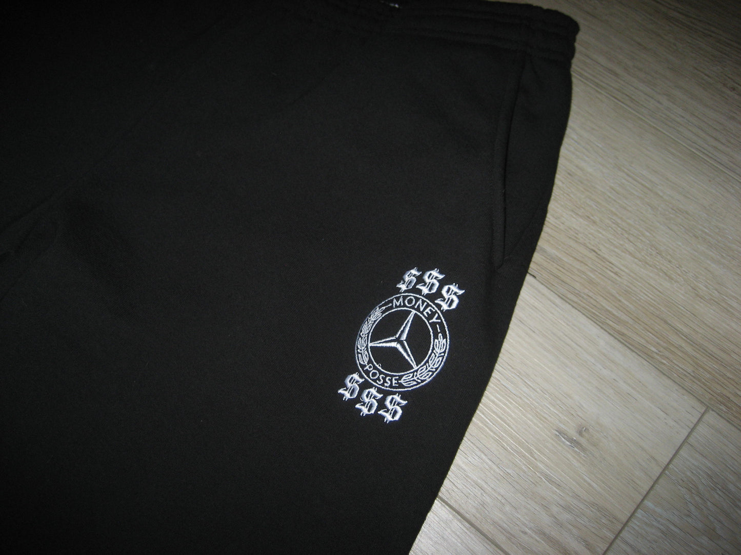 MONEYPOSSE BENZ JUMPSUIT SWEATPANTS 100% COTTON HEAVYWEIGHT