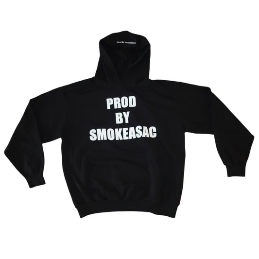 PROD BY SMOKEASAC FRENCH TERRY HOODIE 100% COTTON